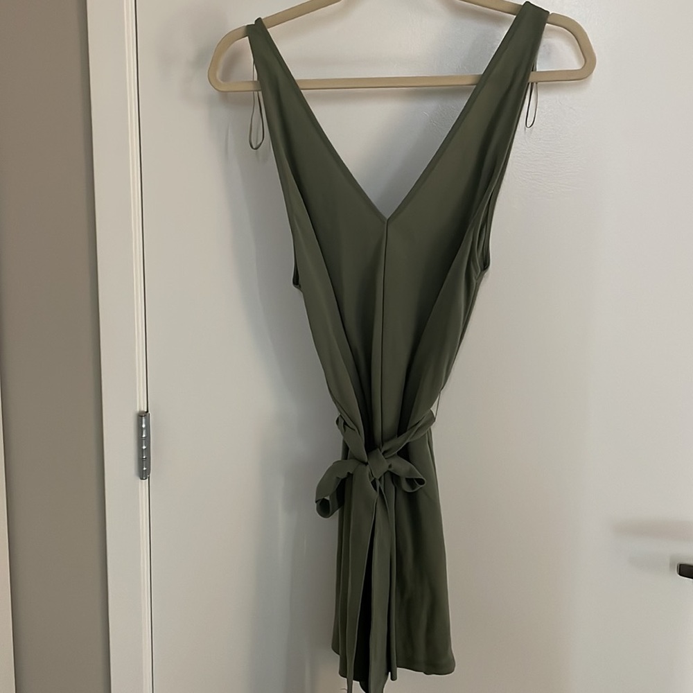Zara olive green short romper